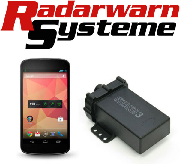 Stealth 5 Bluetooth Radarwarner mit Sensortechnik & GPS